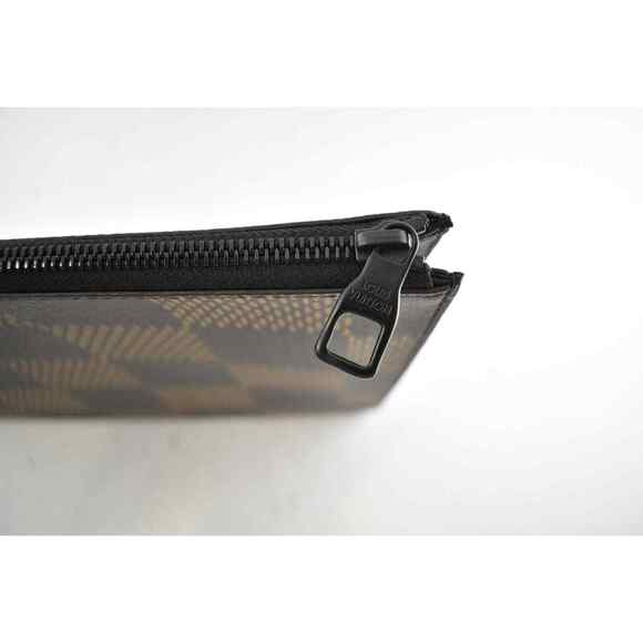 Louis Vuitton Nigo Pochette Jour GM Brown Giant Monogram Damier Ebene Clutch Bag - Picture 5 of 12